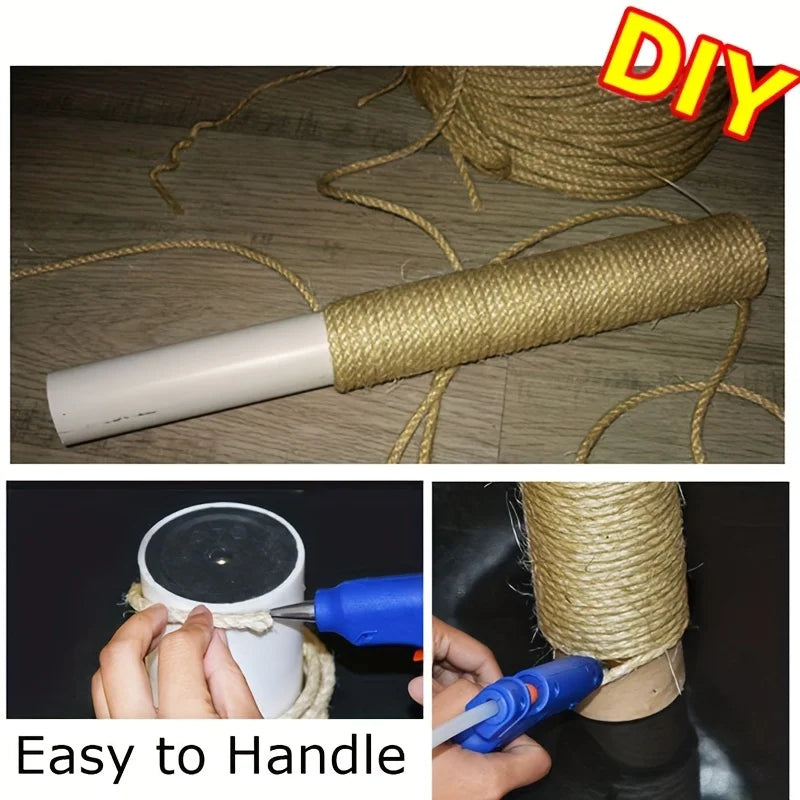 Sisal Rope for Cat Scratchers – Natural DIY Replacement Cord