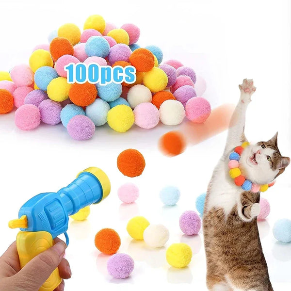Interactive Cat Ball Launcher Toy