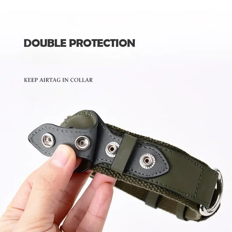 Leather AirTag Pet Collar