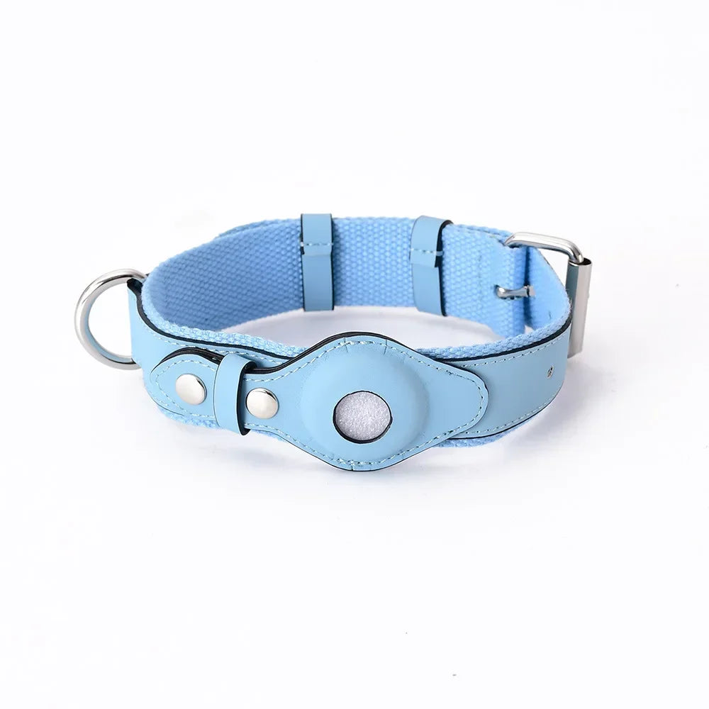 Leather AirTag Pet Collar