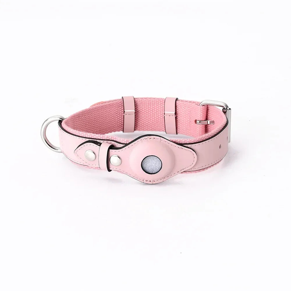 Leather AirTag Pet Collar