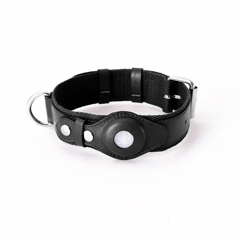 Leather AirTag Pet Collar