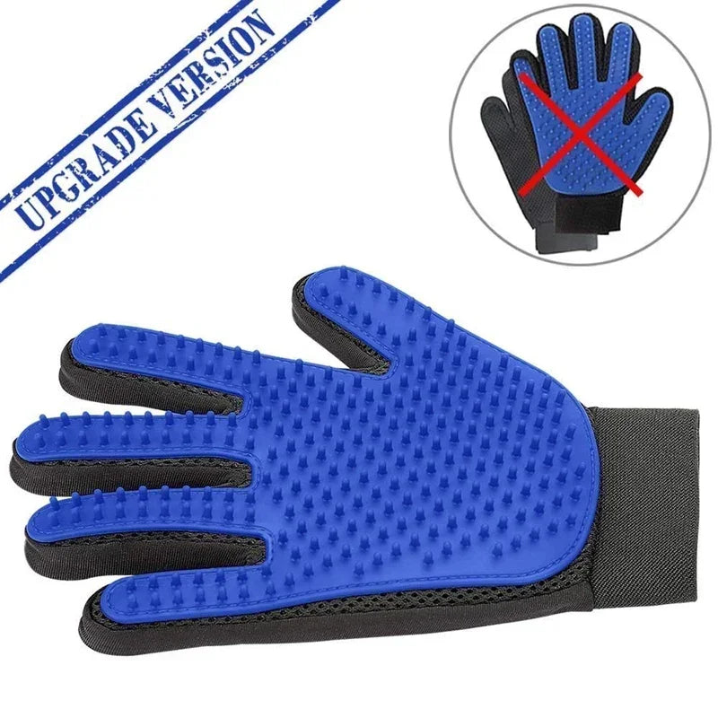 Silicone Cat Grooming Glove – Deshedding & Massage Brush