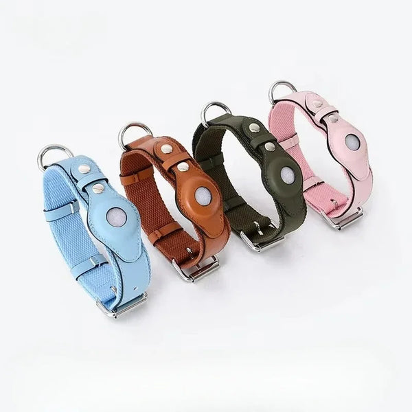 Leather AirTag Pet Collar