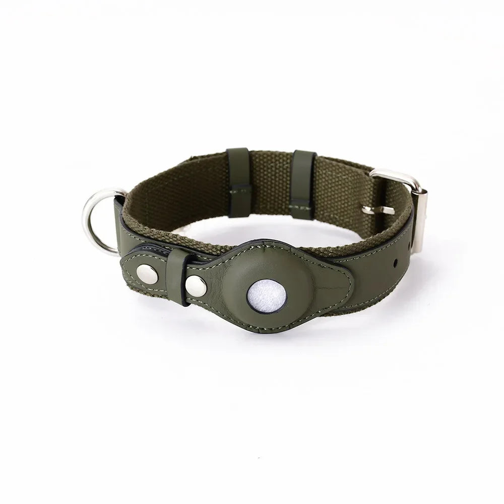 Leather AirTag Pet Collar