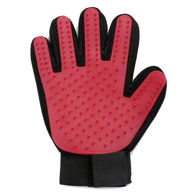 Silicone Cat Grooming Glove – Deshedding & Massage Brush