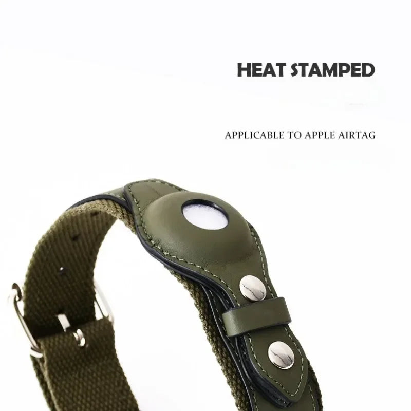 Leather AirTag Pet Collar